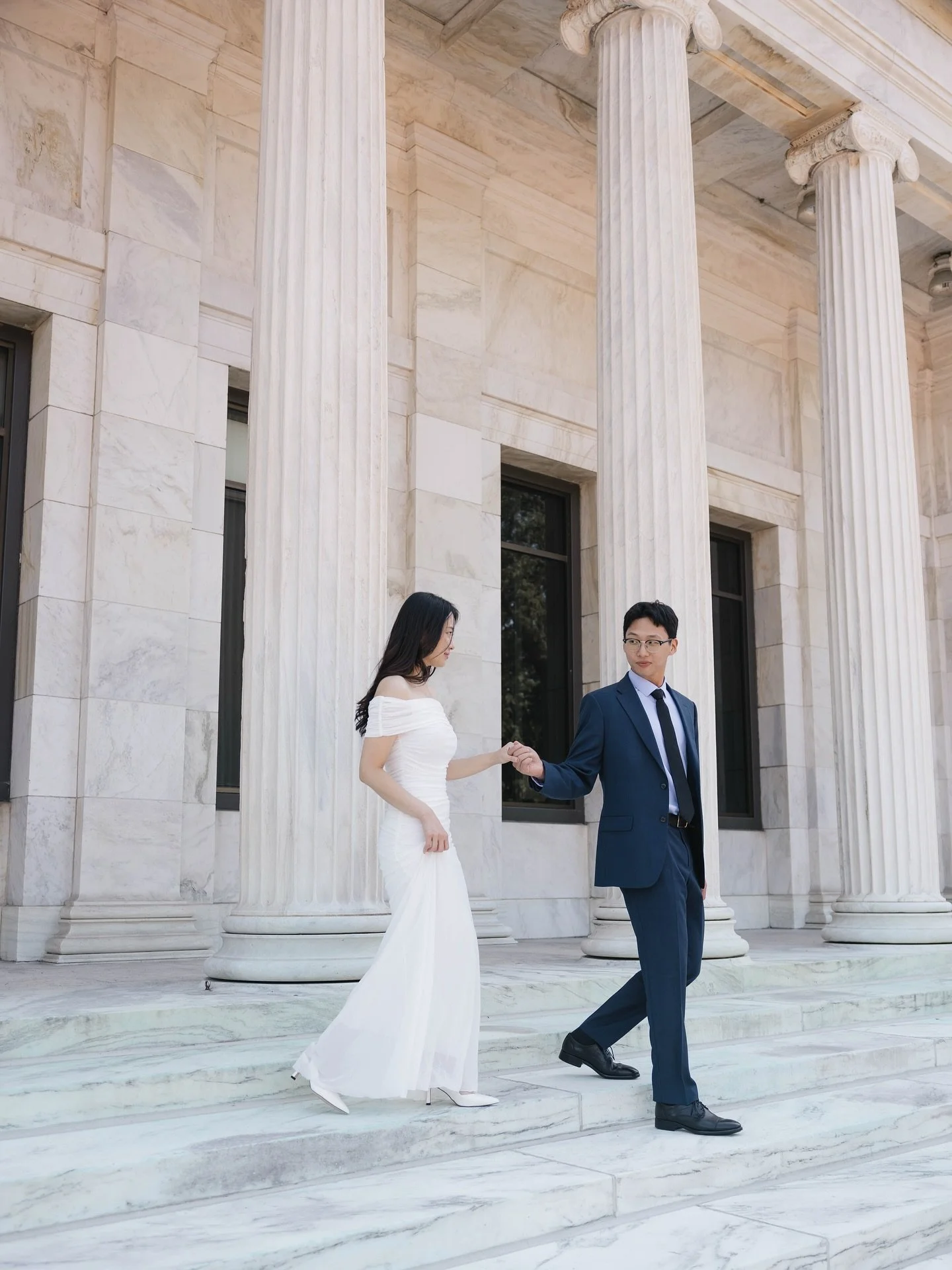 Engagement sessions are really just a chance to slow down, hold hands, and enjoy being together &mdash; Hanbi &amp; Paul did just that 🫶🏼✨