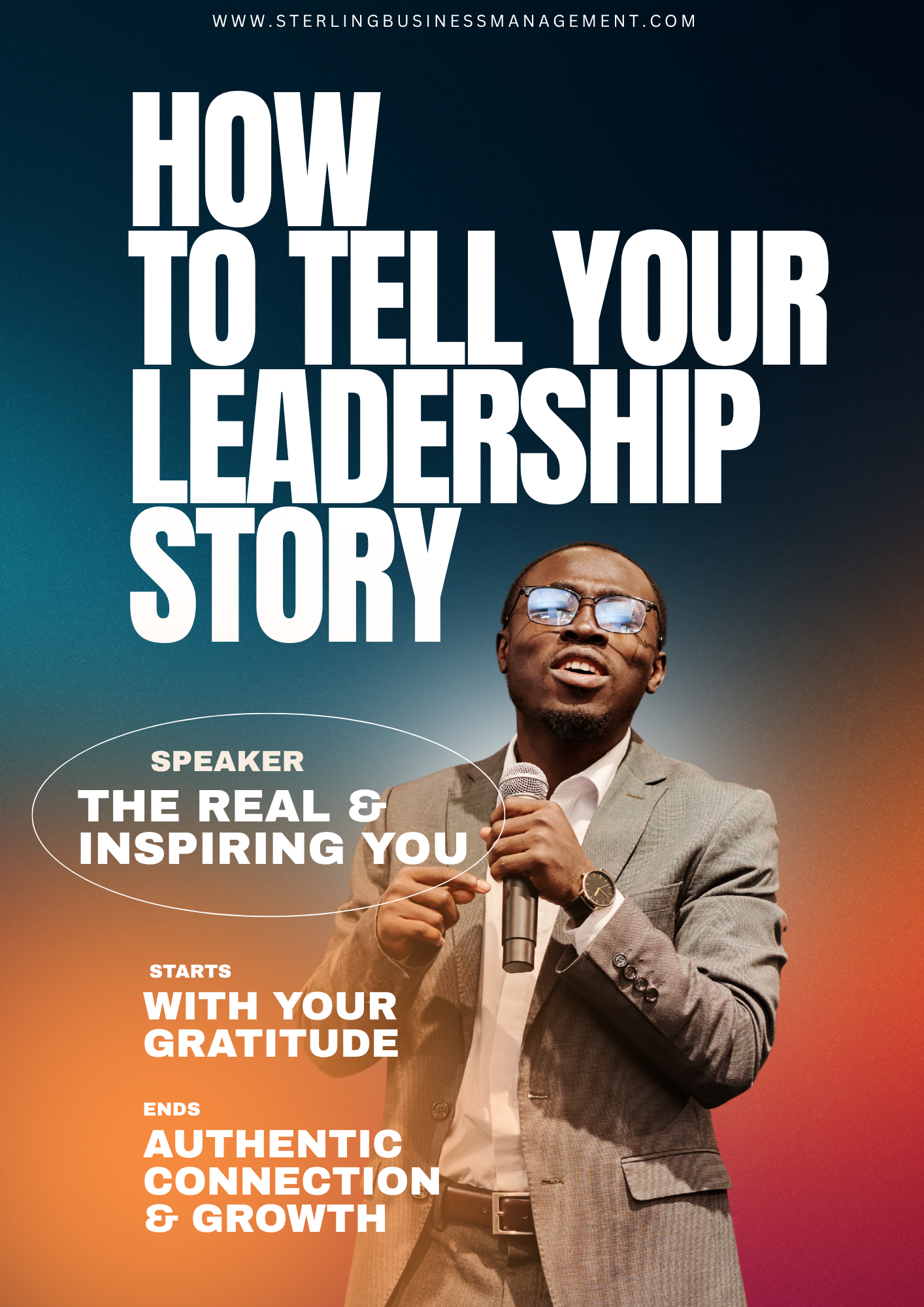 'HOW TO TELL YOUR LEADERSHIP STORY' 'The Real & Inspiring You,' Starting with gratitude and ending with authentic connection and growth. This guide gives you simple prompts to articulate your journey with clarity, gratitude andimpact.