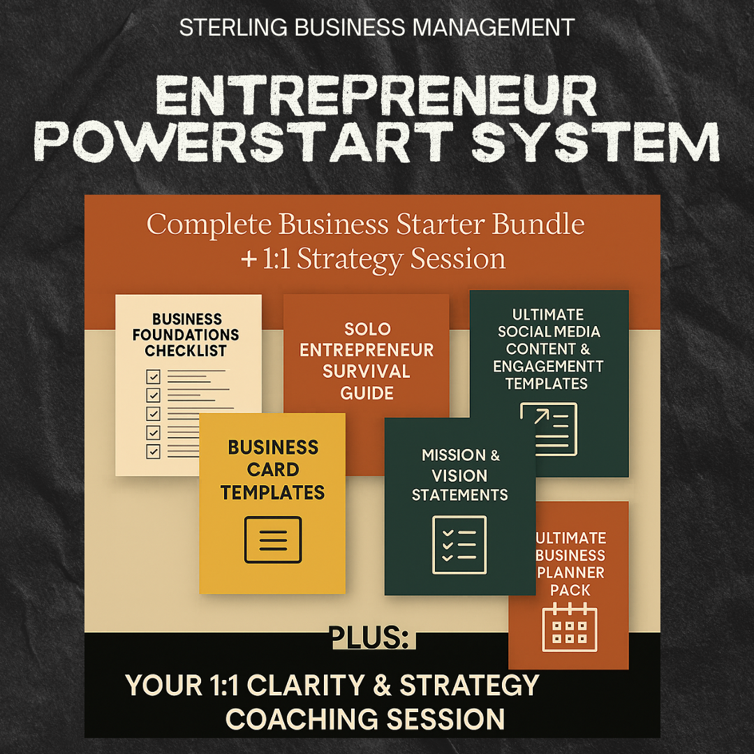 Entrepreneur PowerStart System — Complete Business Starter Bundle + 1:1 Strategy Session