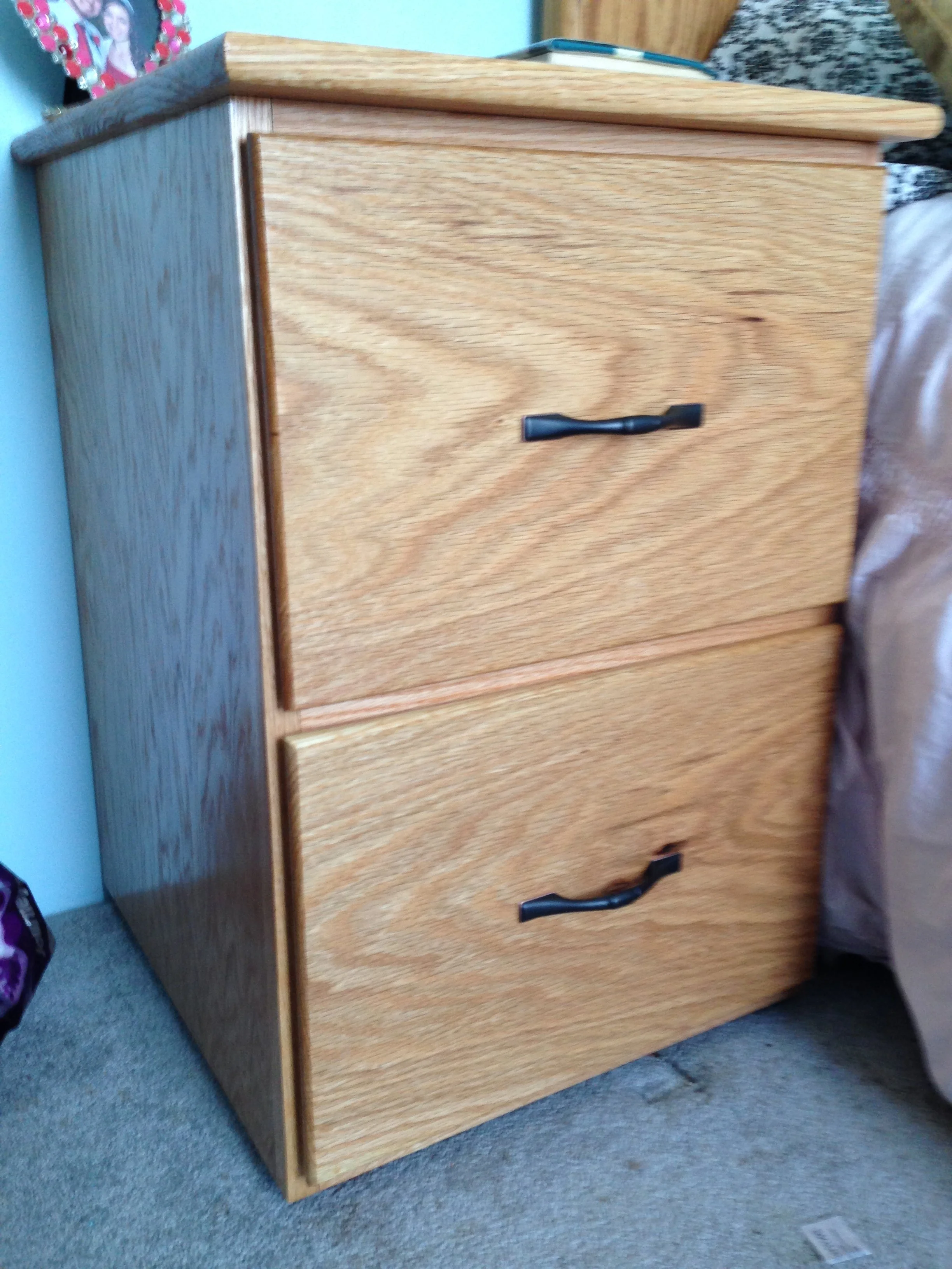 Oak Bedside Table
