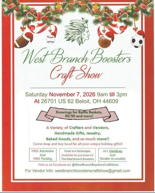 West Branch Boosters Craft Show