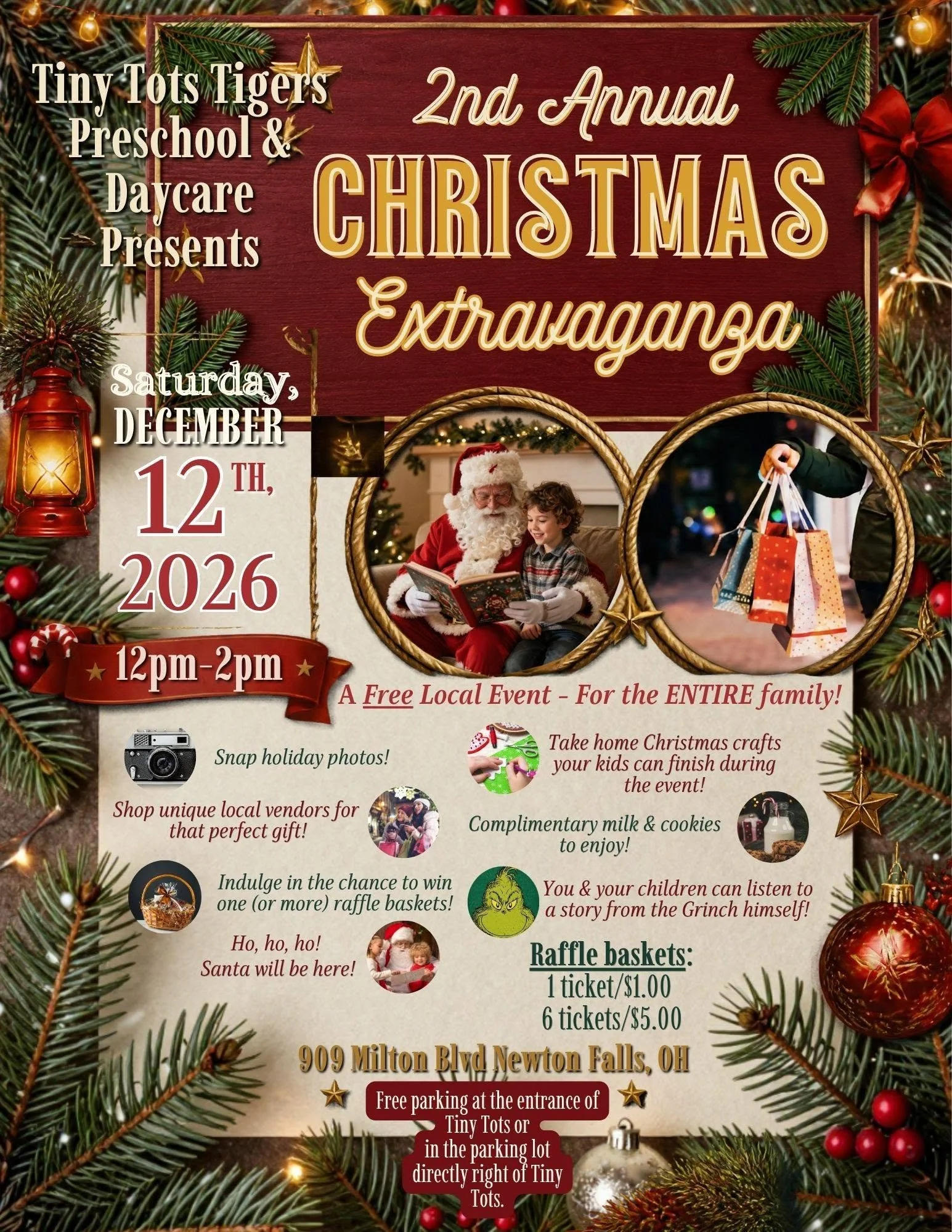 Tiny Tots Tigers Christmas Extravaganza
