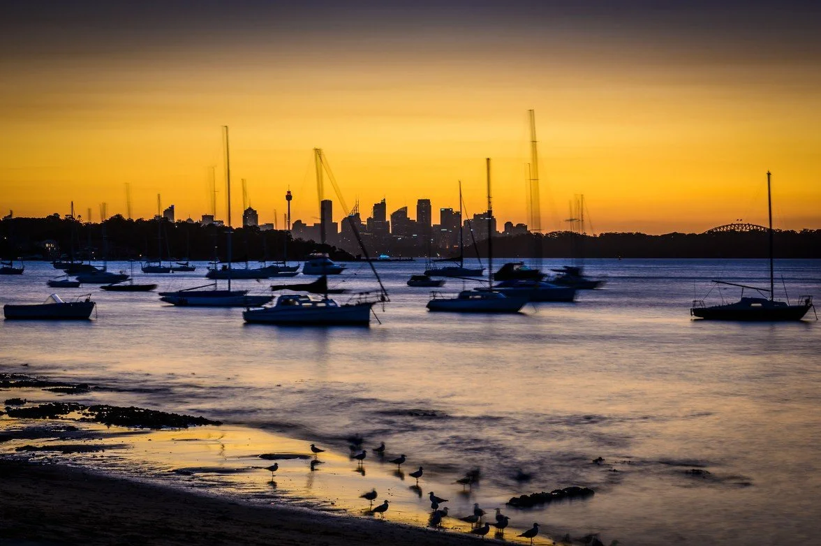Sydney Sunset Sydney Harbour from Watson's Bay.jpg