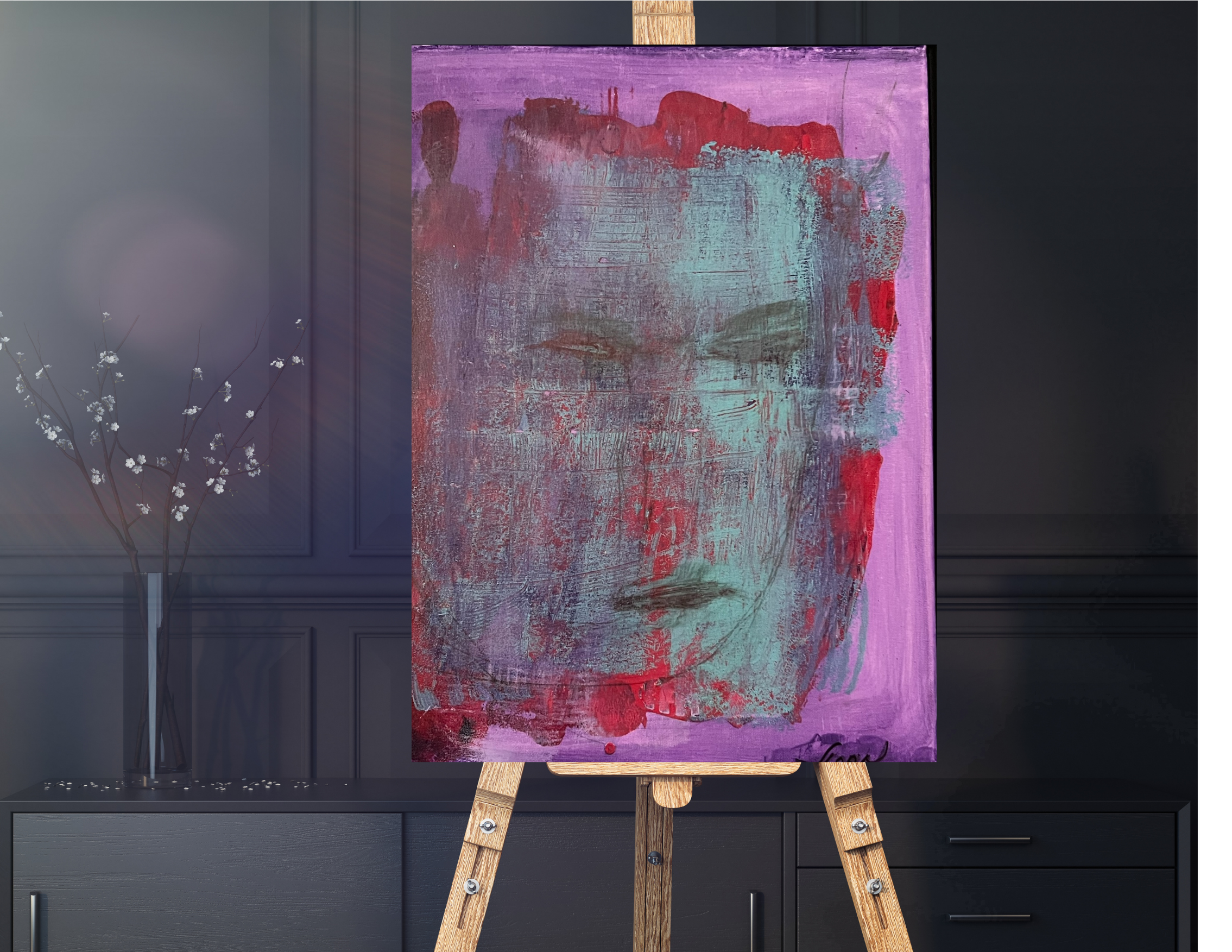 P103
Dimensions L 24" W 18". unframed