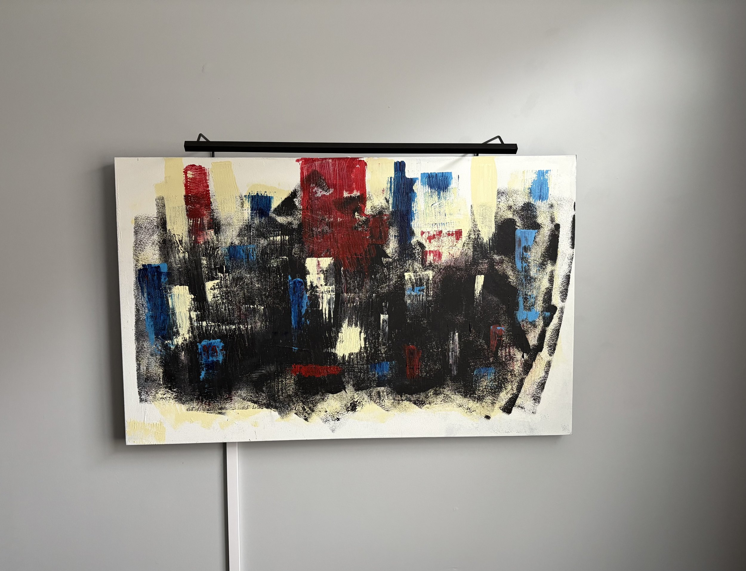 S108
Dimensions. 30"L x 48" W unframed canvas