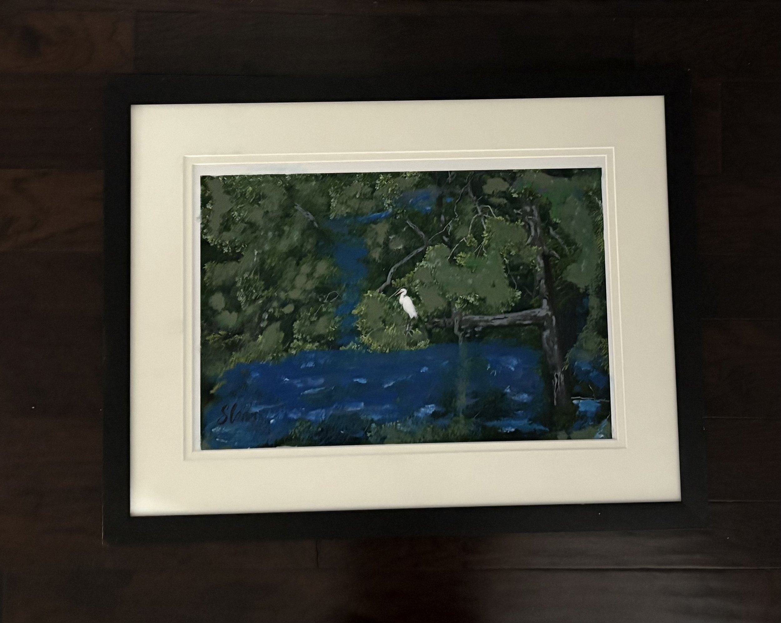 S102
Dimensions 36" L X 28" W framed with glass