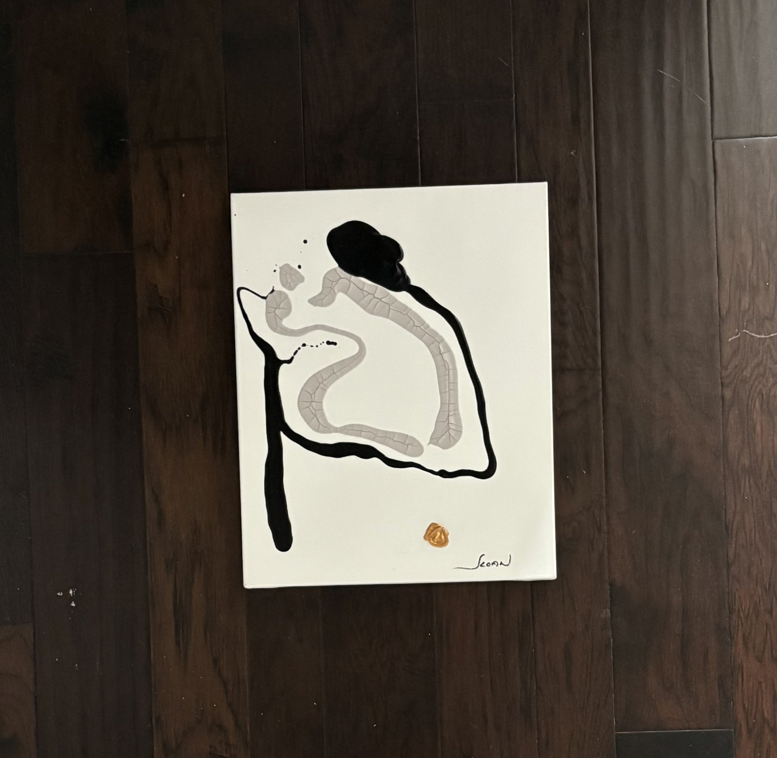 A119
Dimensions. 20"L X 16" W unframed canvas