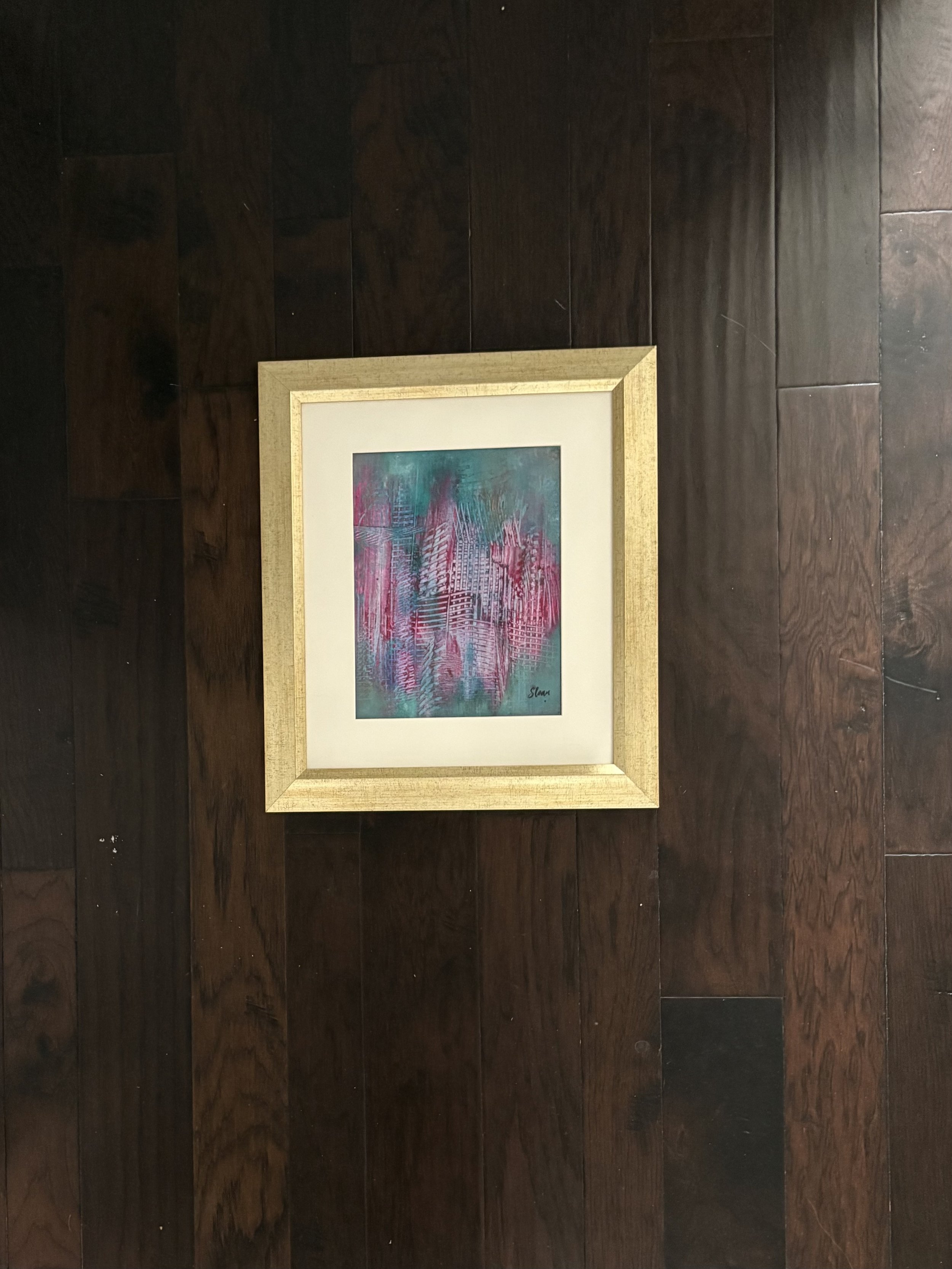 A117
Dimensions. 23 "L x 20" W framed