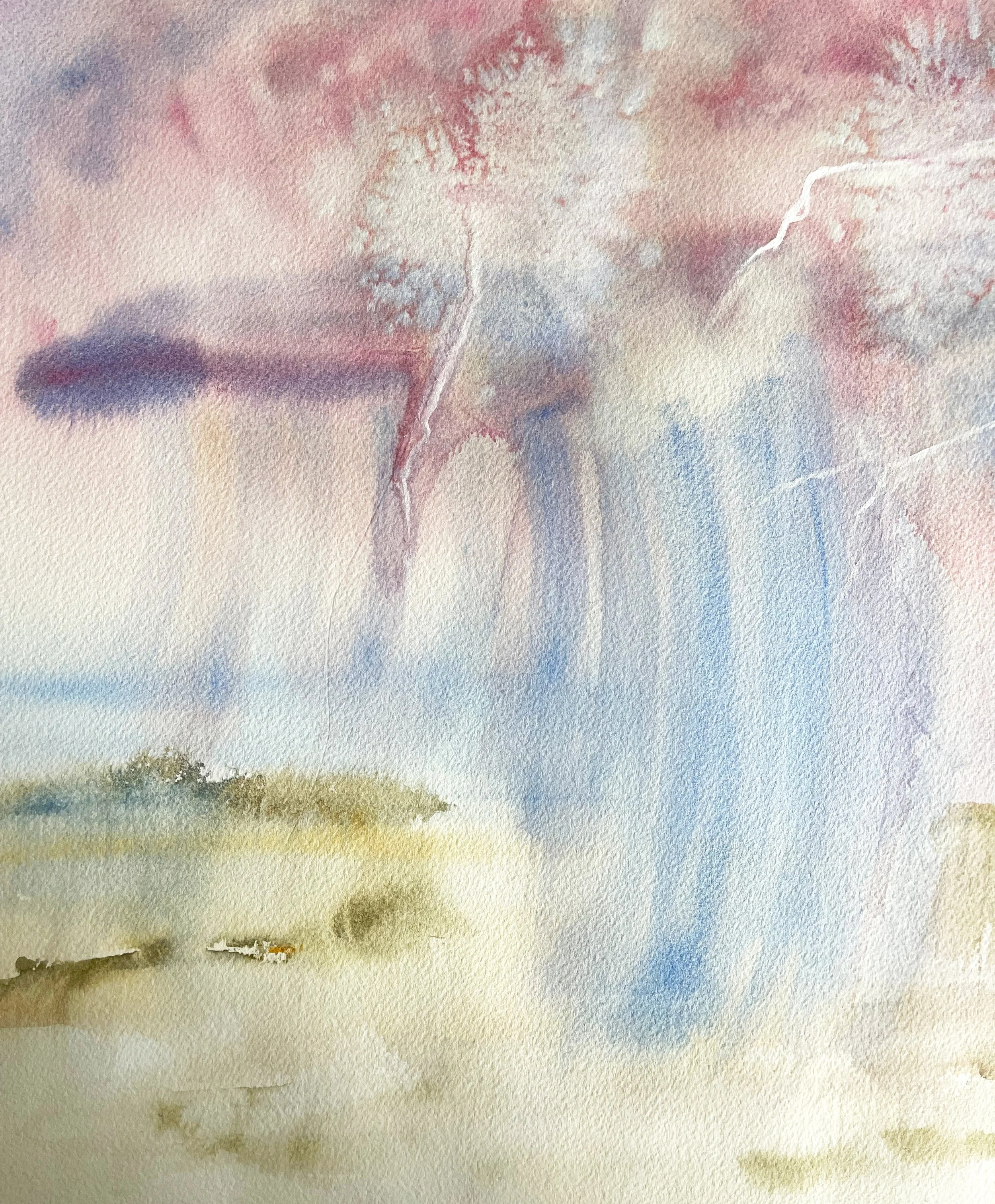 Kids' Watercolor Class at Vision Gallery: Monsoons