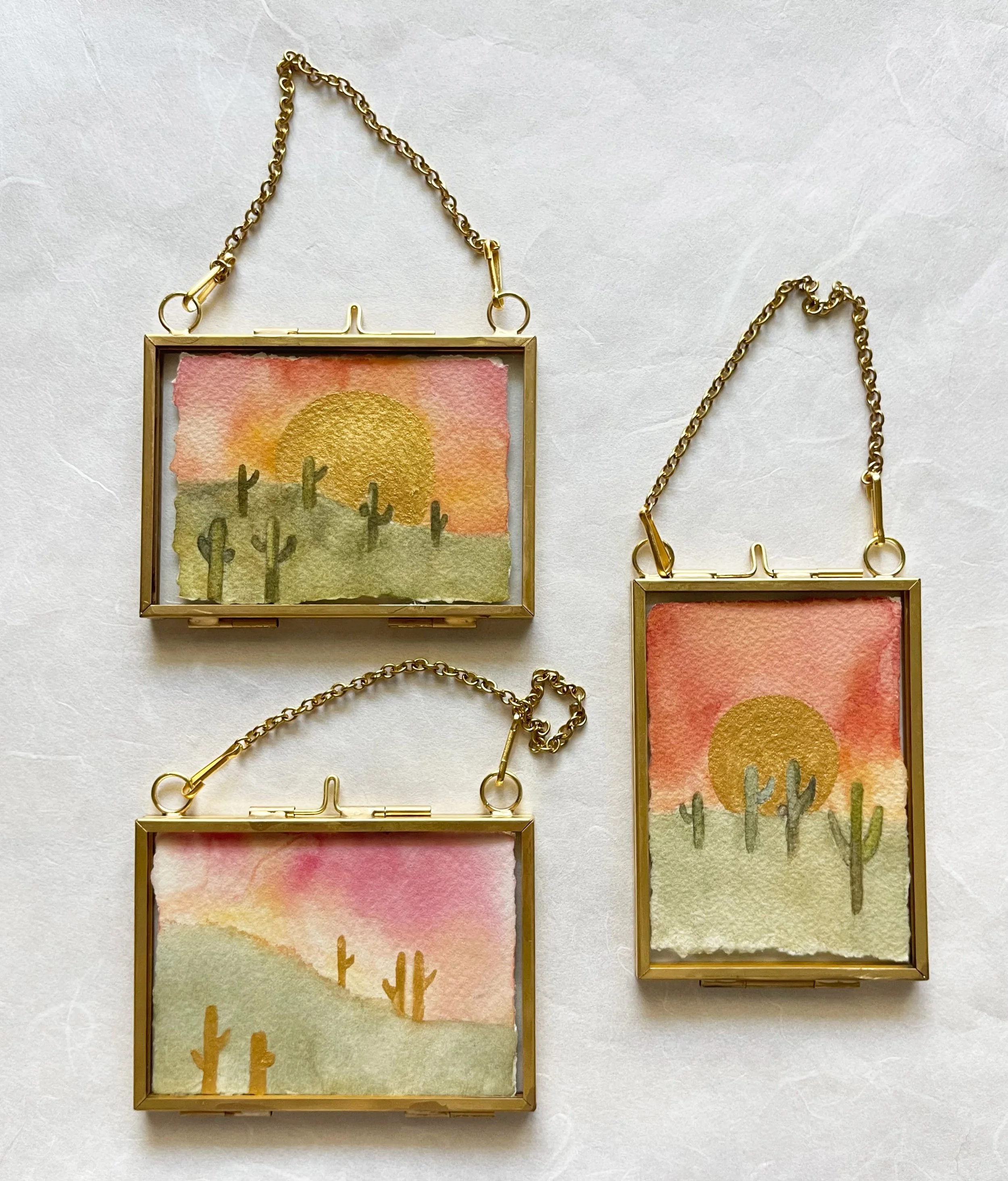 Mini Desertscapes Painting Workshop - Studio Richau
