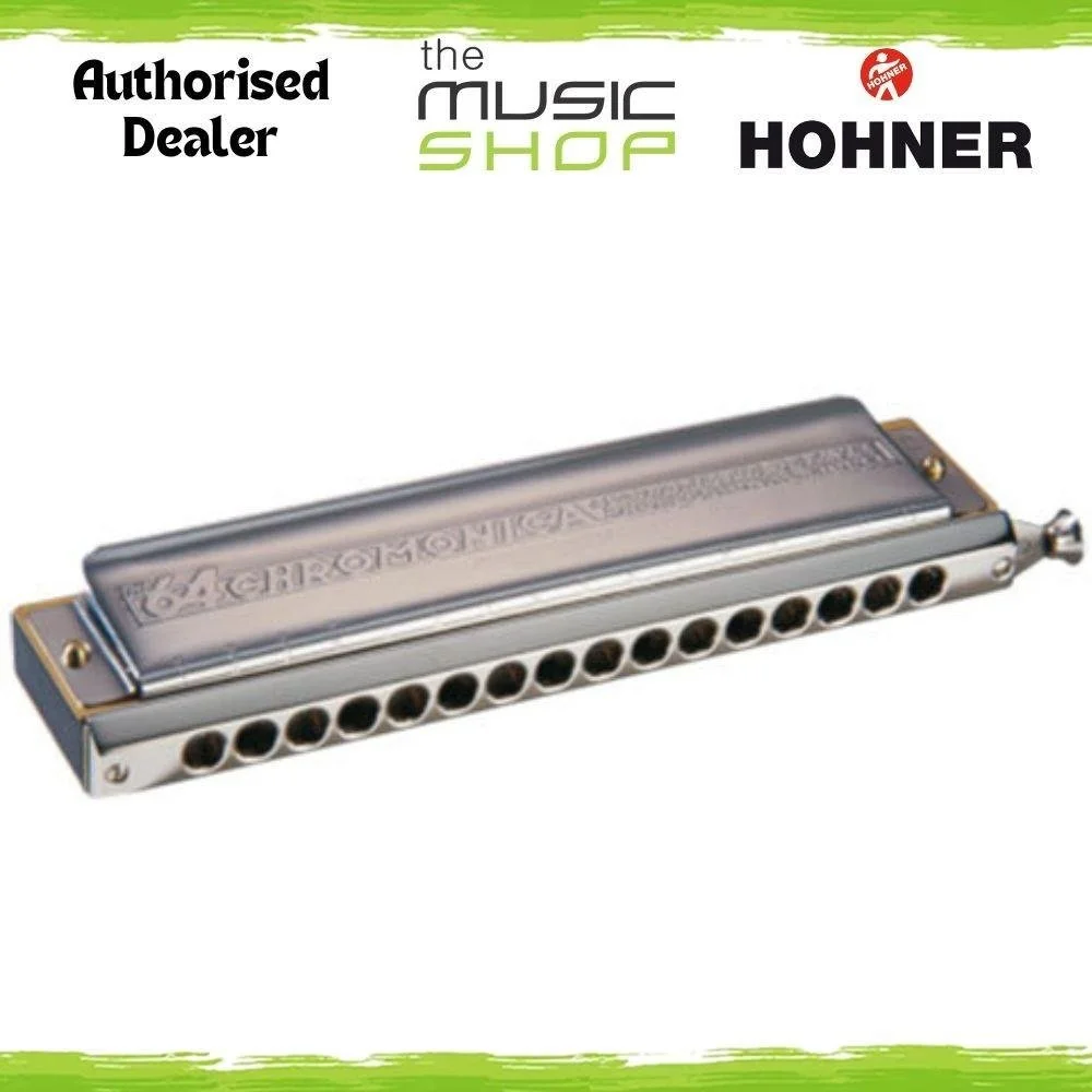 Hohner 64 Chromonica, 280C, 4 Octave, 16 Hole Chromatic Harmonica in C - M28001