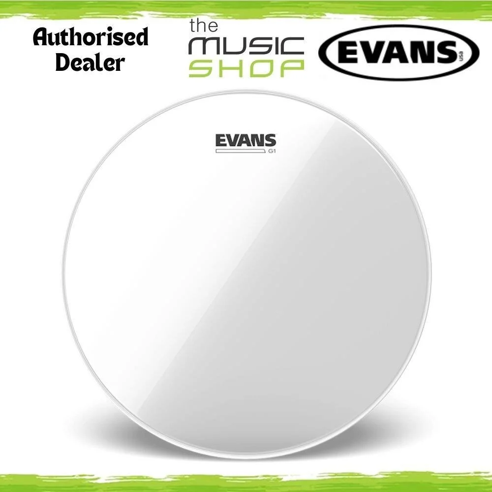 Evans 6" G1 Clear Drum Head, 6 Inch Tom Batter Drumhead - TT06G1