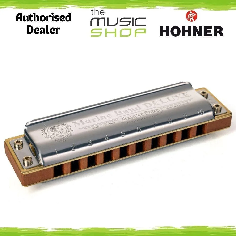 Hohner 2005/20 Marine Band Deluxe 10 Hole Diatonic Harmonica, Ab Major - M200509