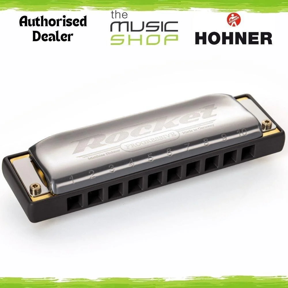 Hohner Progressive Series Rocket 10 Hole Diatonic Harmonica, Ab Major - M2013096