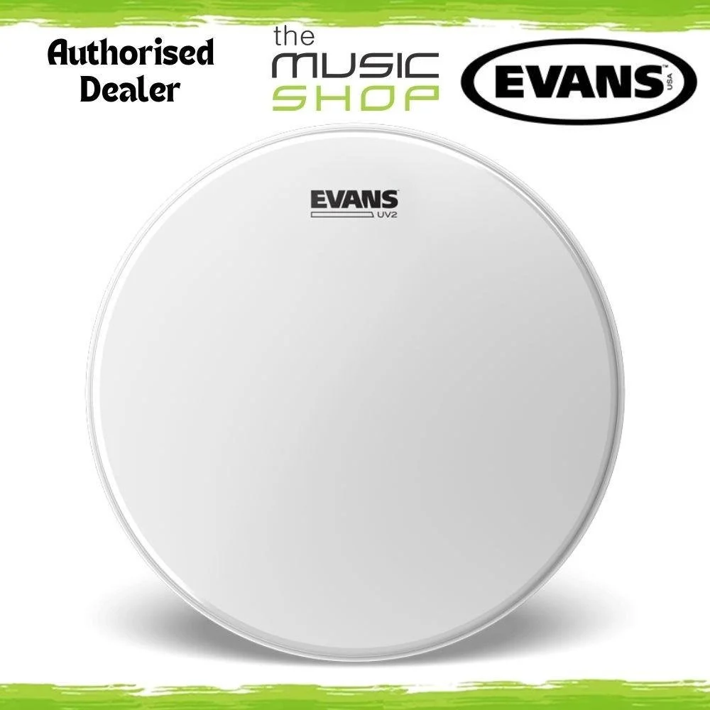 Evans 12" UV2 Coated Drum Head, 12 Inch Tom Batter Drumhead - B12UV2