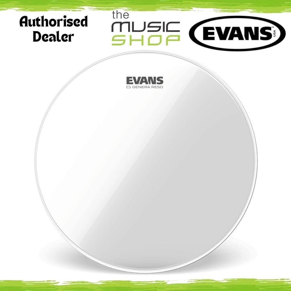 Evans 10" Genera Resonant Clear Drum Head, 10 Inch Tom Bottom Drumhead - TT10GR