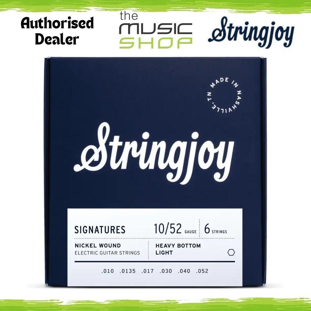Stringjoy 10-52 Heavy Bottom Light Signatures Electric Guitar Strings - SJ-HVY10