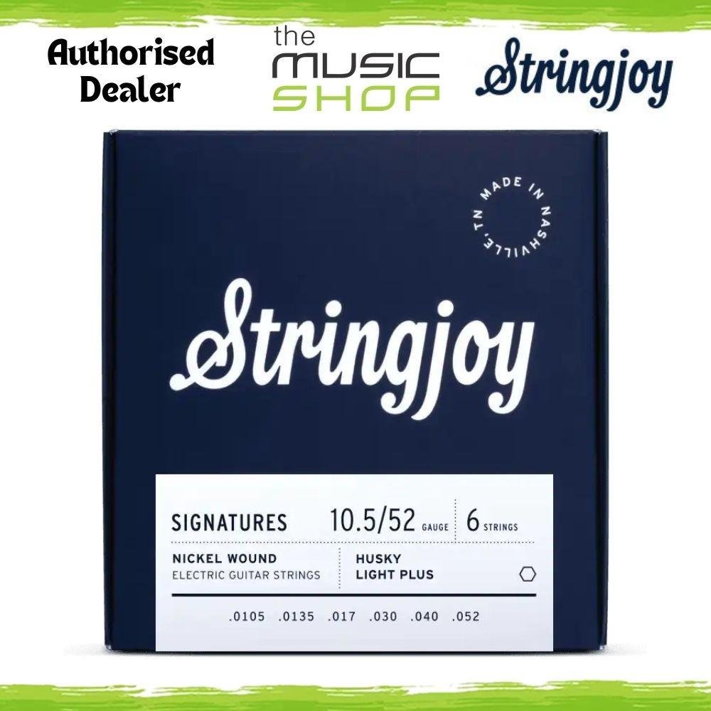 Stringjoy 10.5-52 Husky Light Plus Signatures Electric Guitar Strings- SJ-HSK105