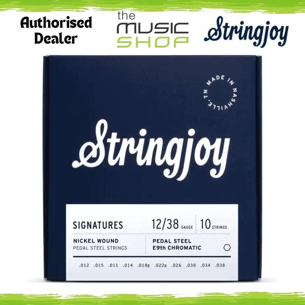 Stringjoy Signatures E9th Nickel Wound Pedal Steel Strings, 12-38 - SJ-NW1238