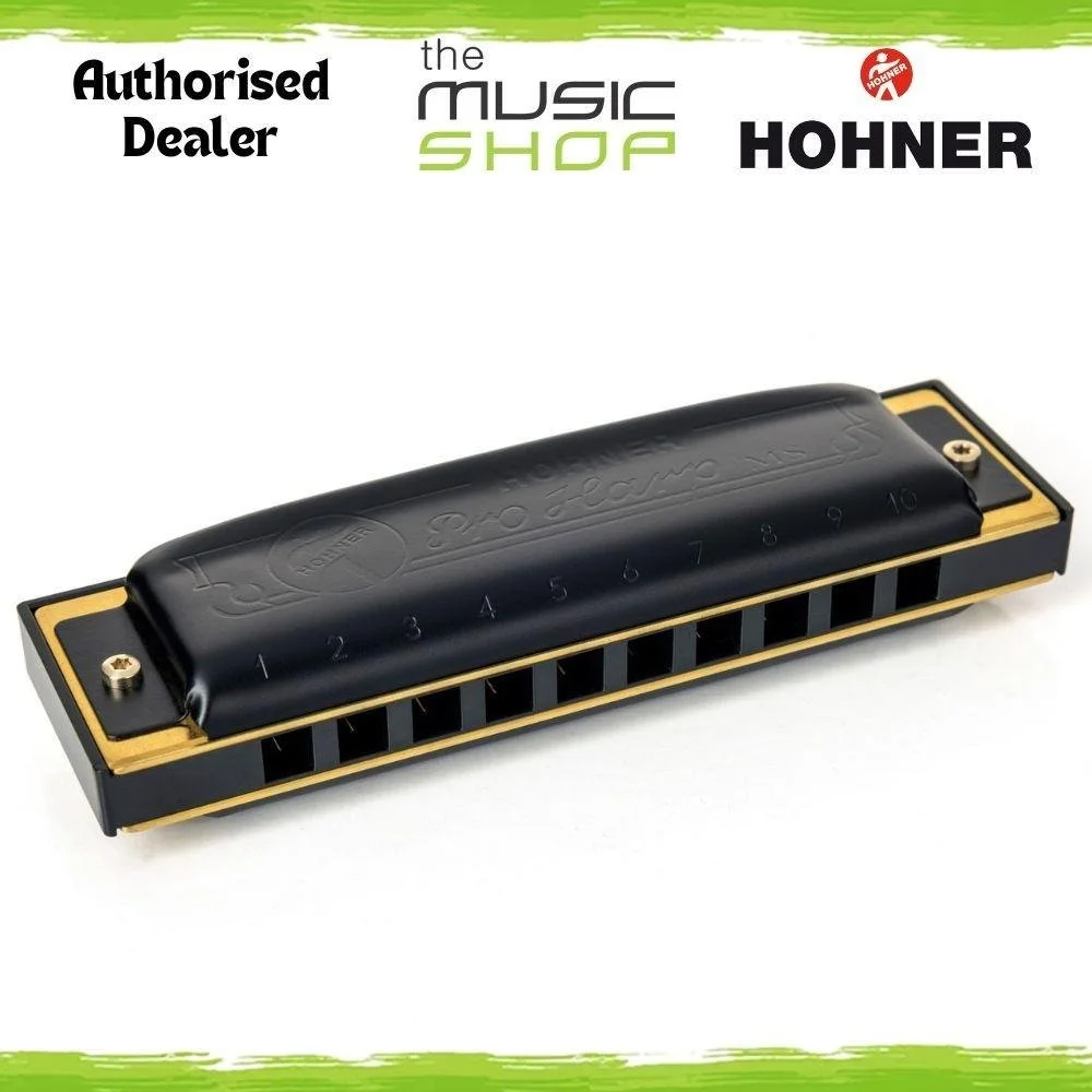 Hohner MS Series Pro Harp, 10 Hole Diatonic Harmonica, E Major - M564056P