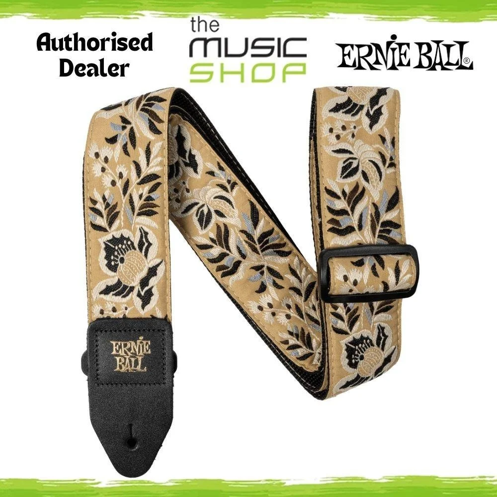 Ernie Ball Classic Jacquard Guitar/Bass Strap, Vintage Harvest Design - 5637