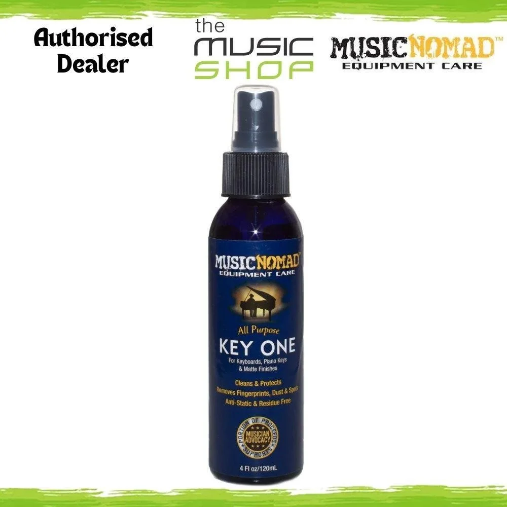 Music Nomad Key ONE, Cleaner for Keyboards, Keys, Digital & Matte Pianos - MN131