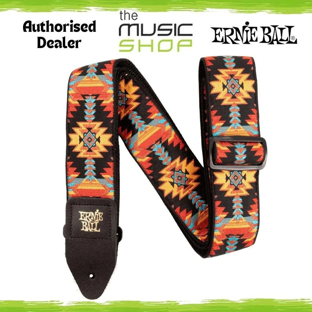 Ernie Ball Classic Jacquard Guitar/Bass Strap, Albuquerque Sunset Design - 5324