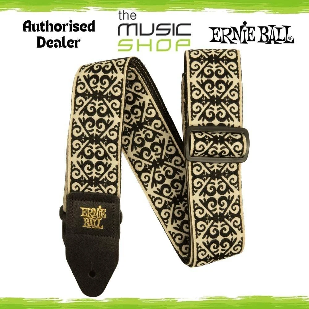 Ernie Ball Classic Jacquard Guitar/Bass Strap, Montebello Iron Design - 5344