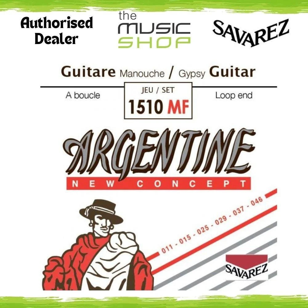 Savarez Argentine Loop End 11-46 Gypsy Jazz Acoustic Guitar Strings - 1510MF