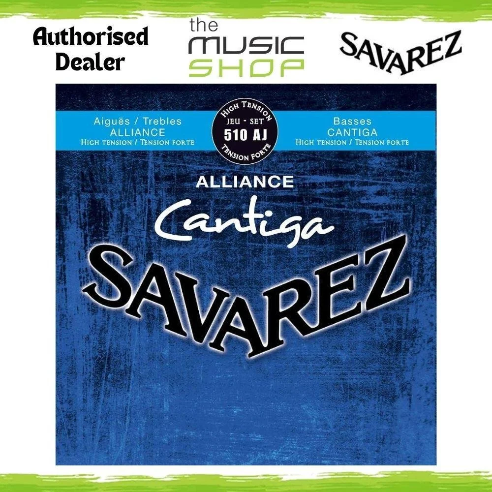 Savarez Alliance Cantiga High Tension Classical Guitar Strings - 510AJ