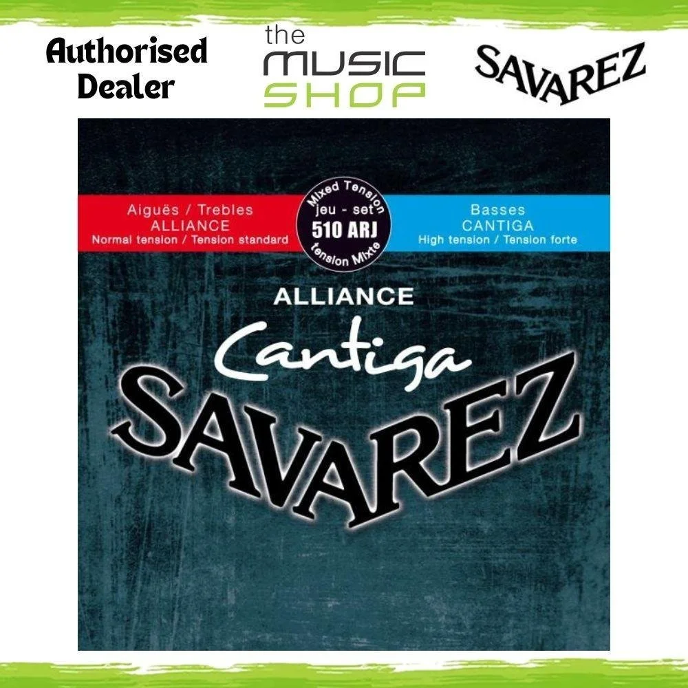 Savarez Alliance Cantiga Mixed Tension Classical Guitar Strings - 510ARJ