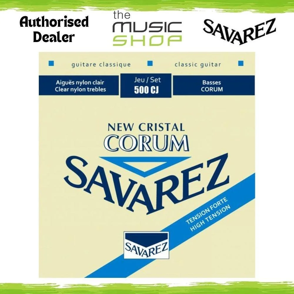 Savarez New Cristal Corum High Tension Classical Nylon Guitar Strings - 500CJ