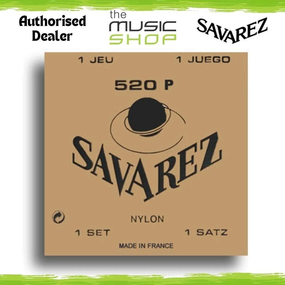 Savarez Traditional High Tension Wound B & G Classical Guitar Strings - 520P