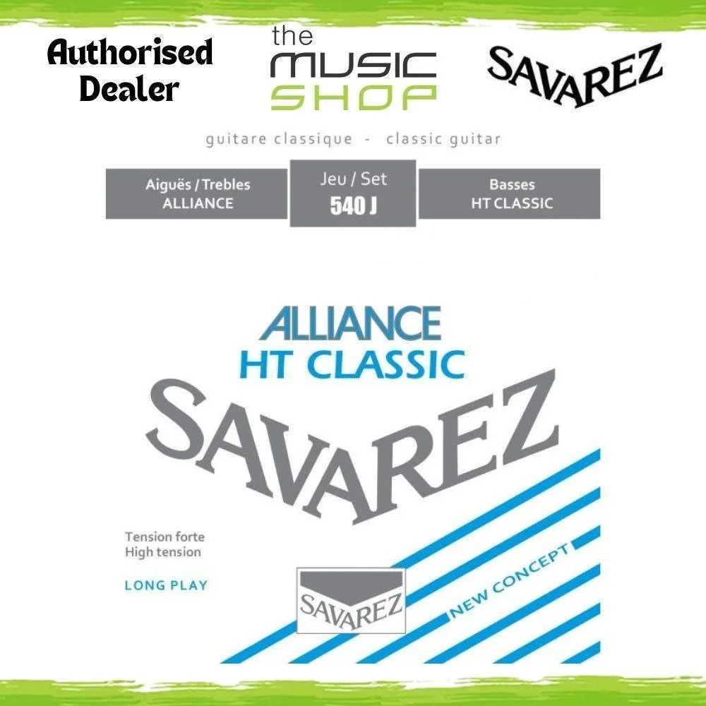 Savarez Alliance HT Classic High Tension Classical Guitar Strings - 540J