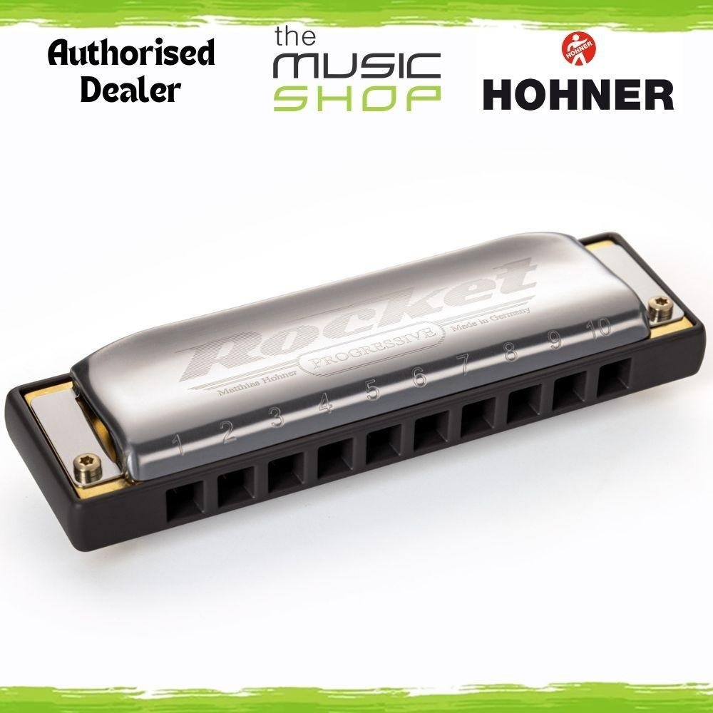 Hohner Progressive Series Rocket 10 Hole Diatonic Harmonica, Db Major - M2013026