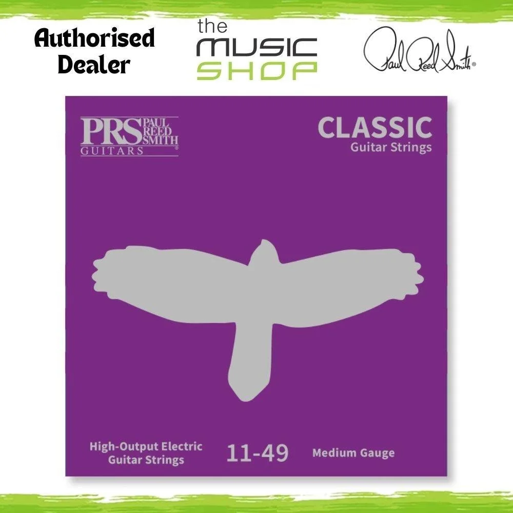 PRS Classic 11-49 Medium Electric Guitar Strings with Wound G String