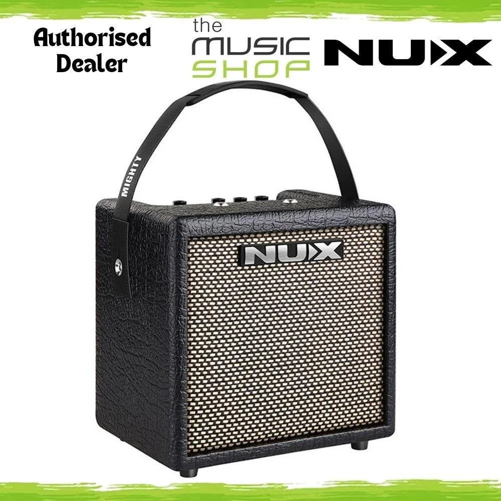 NUX (Nu-X) Mighty 8BT MKII Portable Digital 8w Guitar Amplifier w Bluetooth & FX