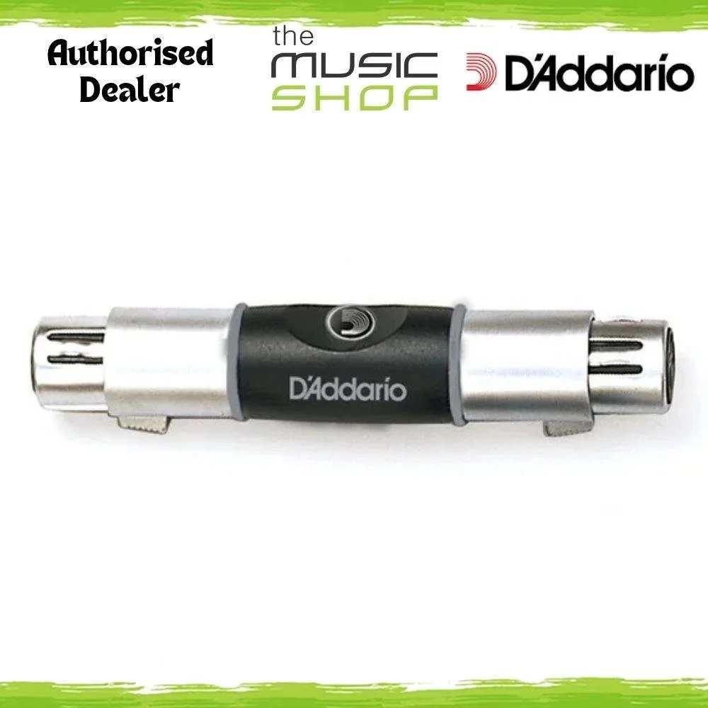 D'Addario XLR Female to XLR Female Audio Adaptor (Coupler) - PW-P047CC