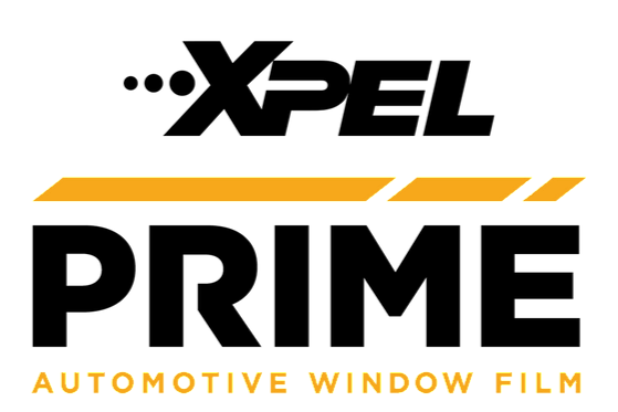 Graphic of yellow automotive window film rolls above the text "Automotive Window Film" in yellow letters on a black background.
