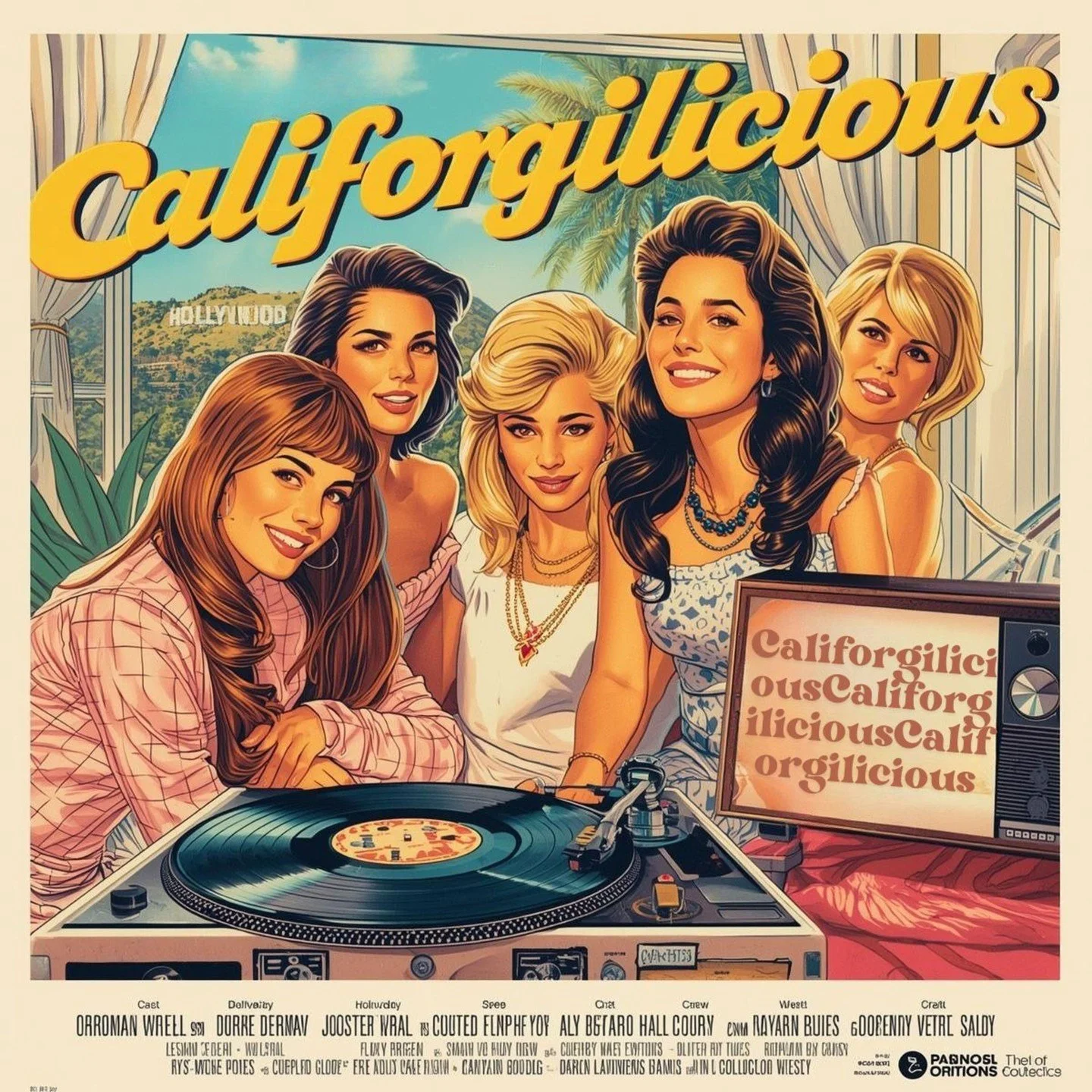Oh wow, all the theme songs that never made it to Season 3 is out now. Ladies sing the best songs here, check it out! 🪩 🕺 ✨ 🍾 

#califorgilicious #losangeles #california #podcast #disco #soundtrack #ai