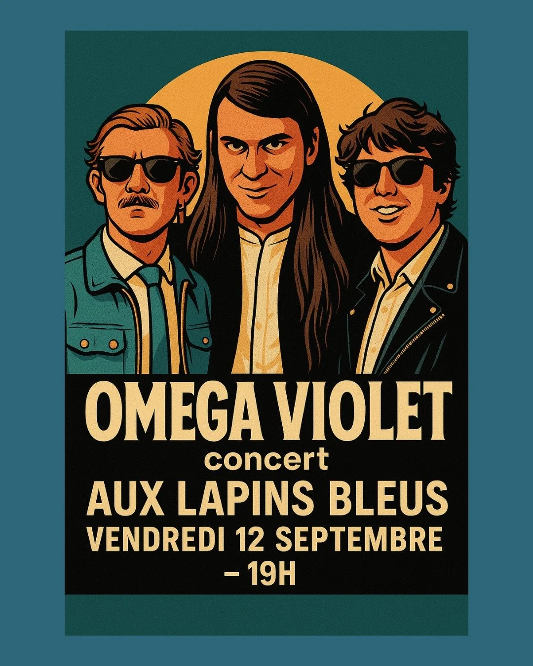 ⚡🎸 C&rsquo;est confirm&eacute; : Omega Violet est de retour ! 🎶

Apr&egrave;s avoir enflamm&eacute; la terrasse des Lapins Bleus en juillet, le groupe revient ce vendredi 12 septembre &agrave; 19h pour un nouveau concert qui s&rsquo;annonce m&eacut