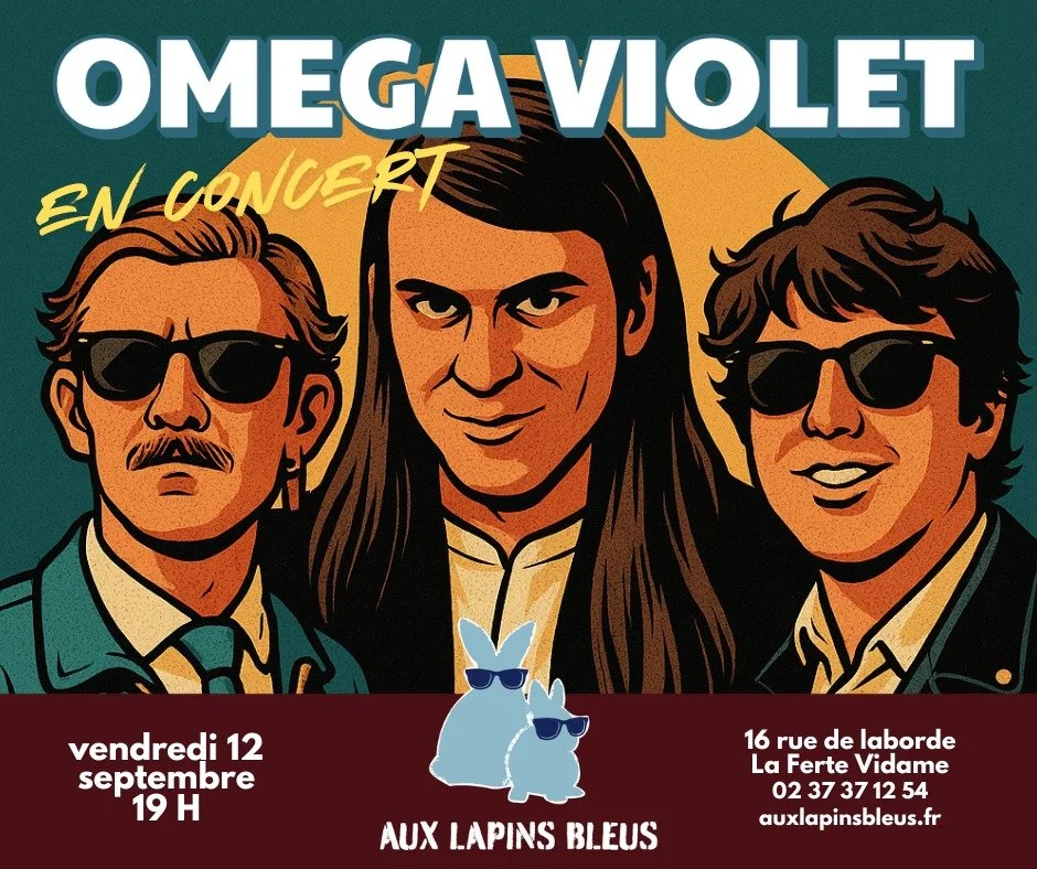 ⚡🎸 OMEGA VIOLET en concert live 🎶
🌧️ M&eacute;t&eacute;o incertaine ? Pas de stress !
Le concert de OMEGA VIOLET a lieu sous la halle de la mairie.
C&rsquo;est le dernier concert en ext&eacute;rieur de la saison, apr&egrave;s une programmation ric