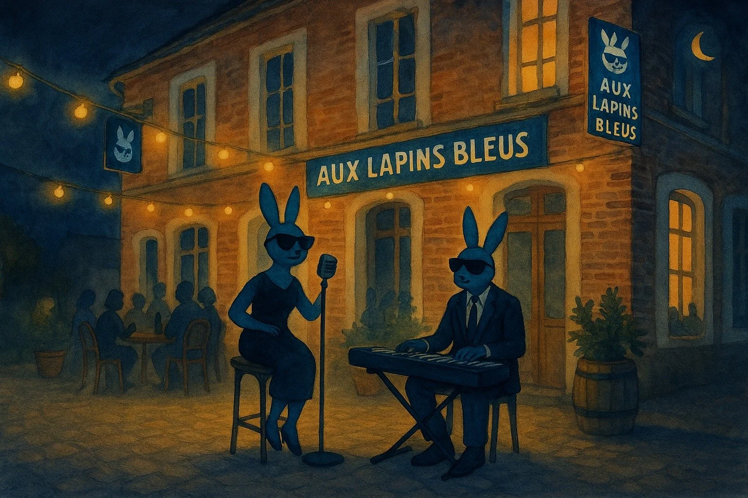 🎶✨ Un immense merci &agrave; tous les artistes qui ont fait vibrer Les Lapins Bleus cet &eacute;t&eacute; ! 🐇💙

Chaque vendredi soir, notre terrasse et notre grande salle se sont transform&eacute;es en sc&egrave;ne vivante, ouverte sur les &eacute