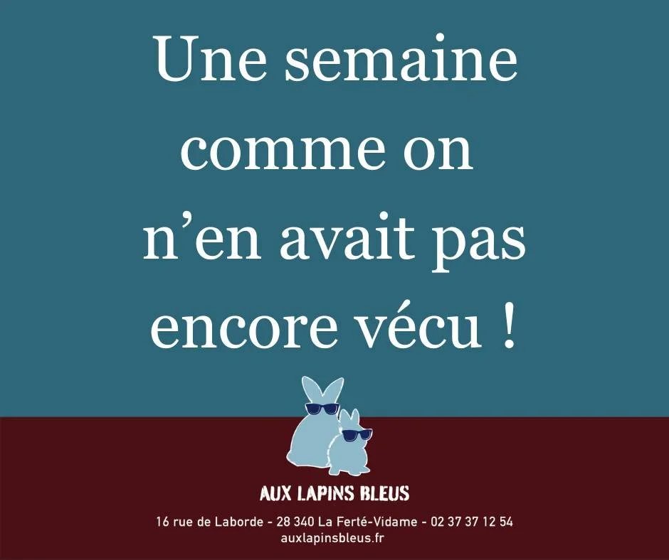 Une semaine comme on n'en avait pas encore v&eacute;cu. 🐇✨
Parisiens, Anglais, Vernouillais, Loup&eacute;ens, habitants du Perche et des environs &mdash; vous &eacute;tiez l&agrave;, et &ccedil;a comptait.

Bienvenue &agrave; la nouvelle &eacute;qui