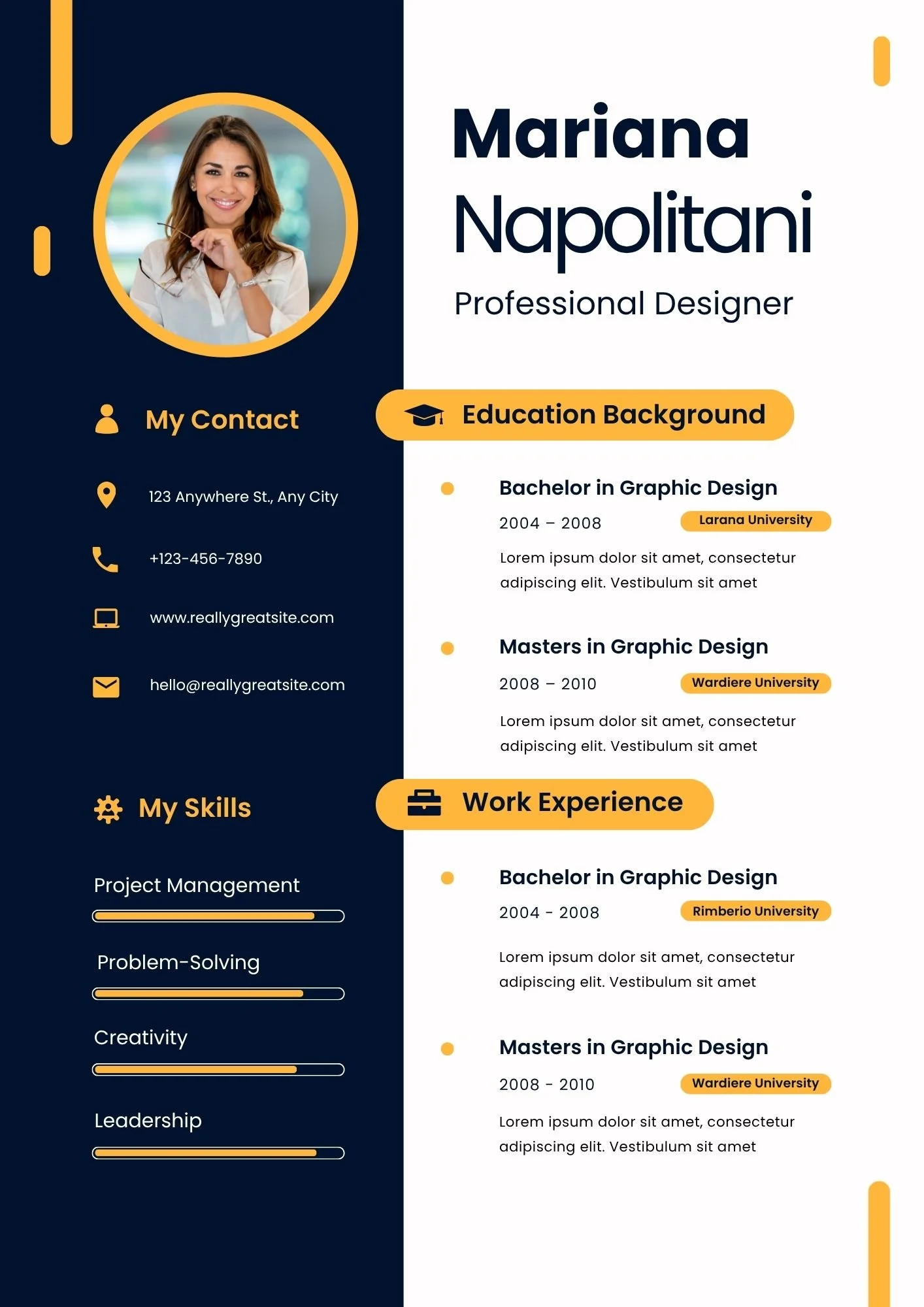 Creative CV Resume