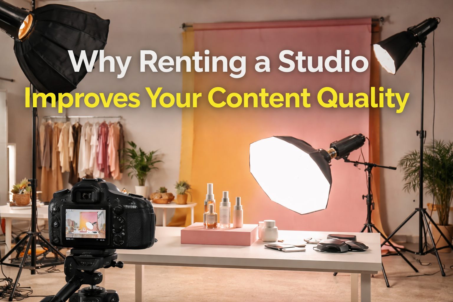 Why Renting a Professional Studio Improves Your Content Quality.