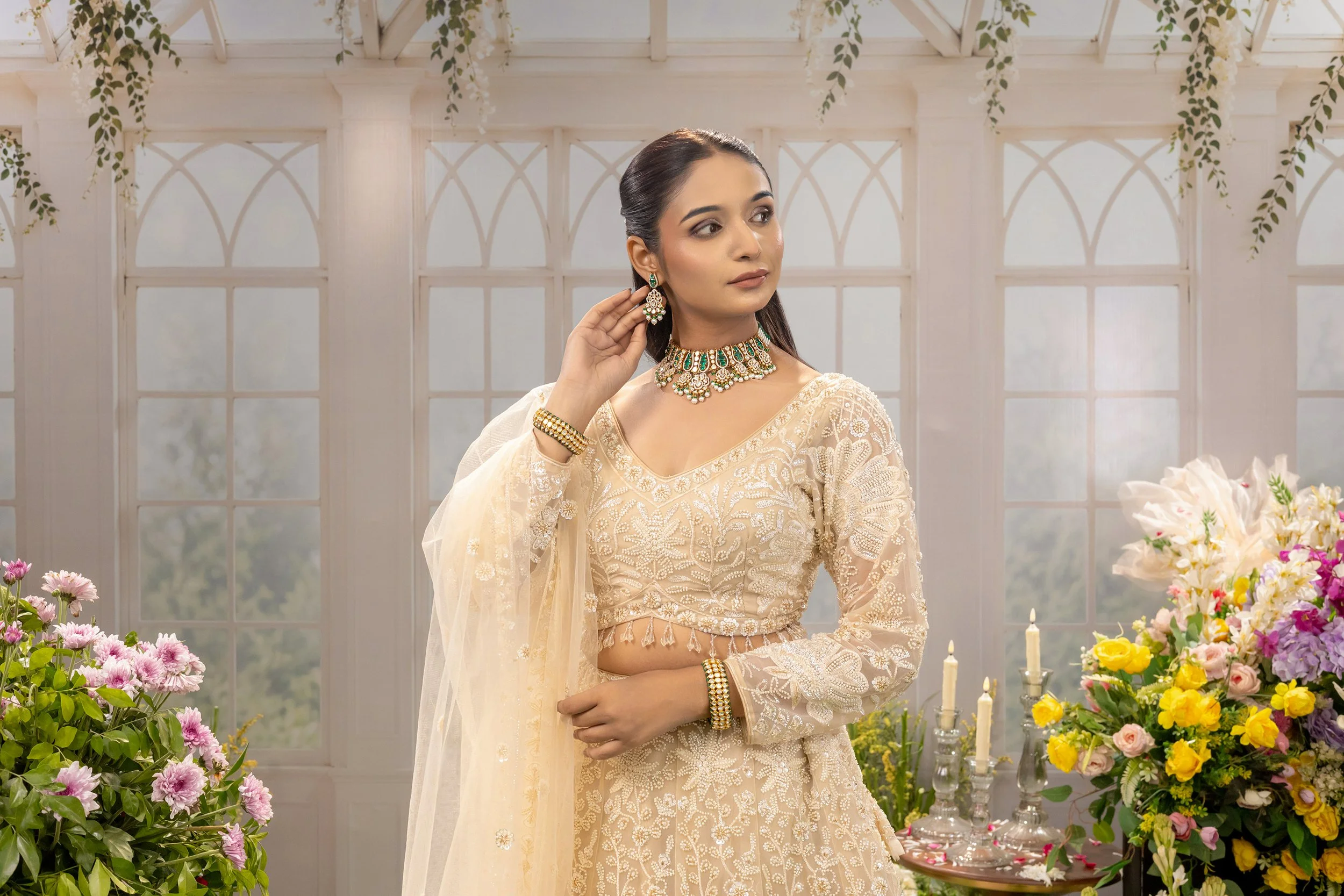 Kundan Polki Jewellery Shoot Campaign by Papaya Production