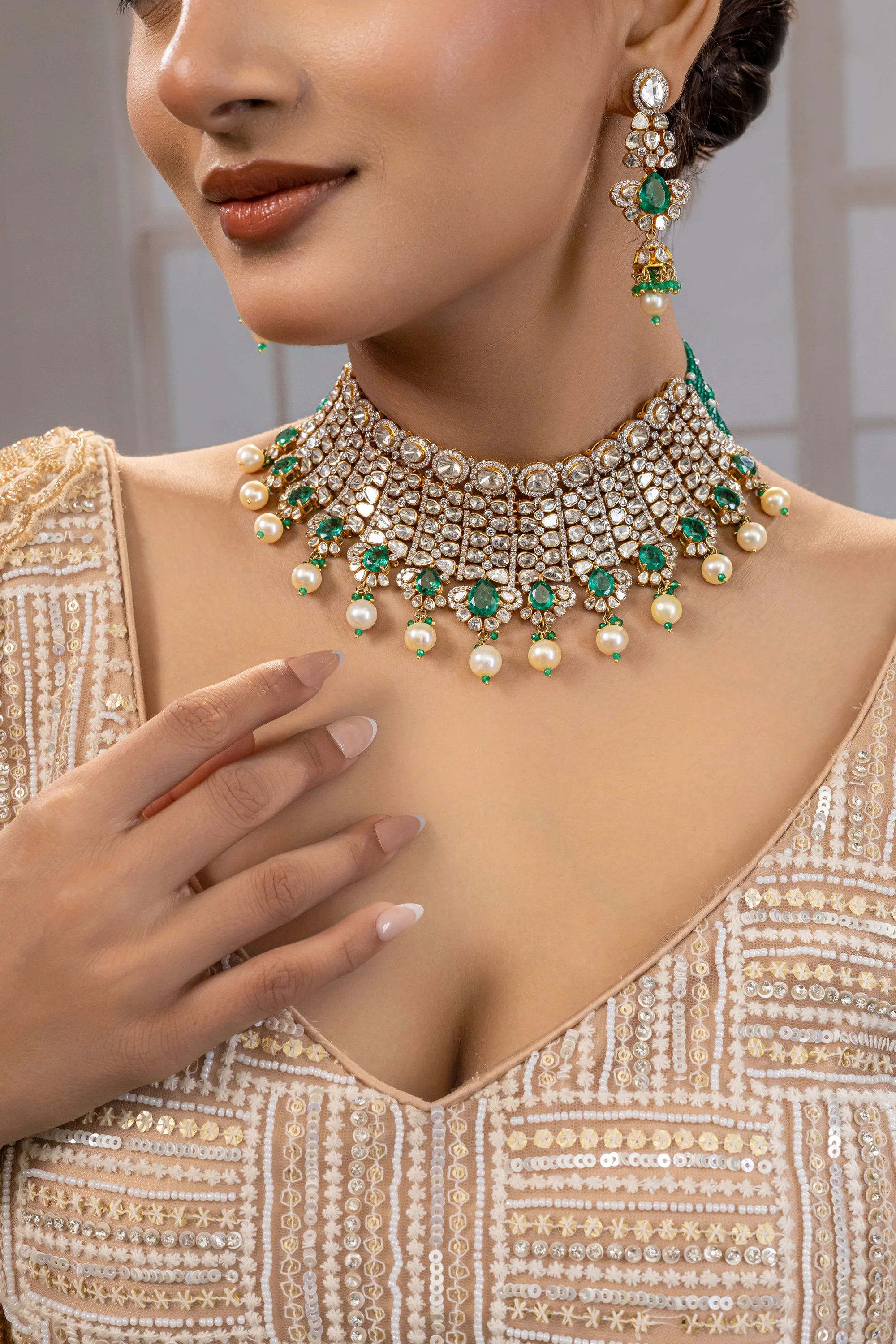 Kundan Polki Jewellery Shoot Campaign by Papaya Production