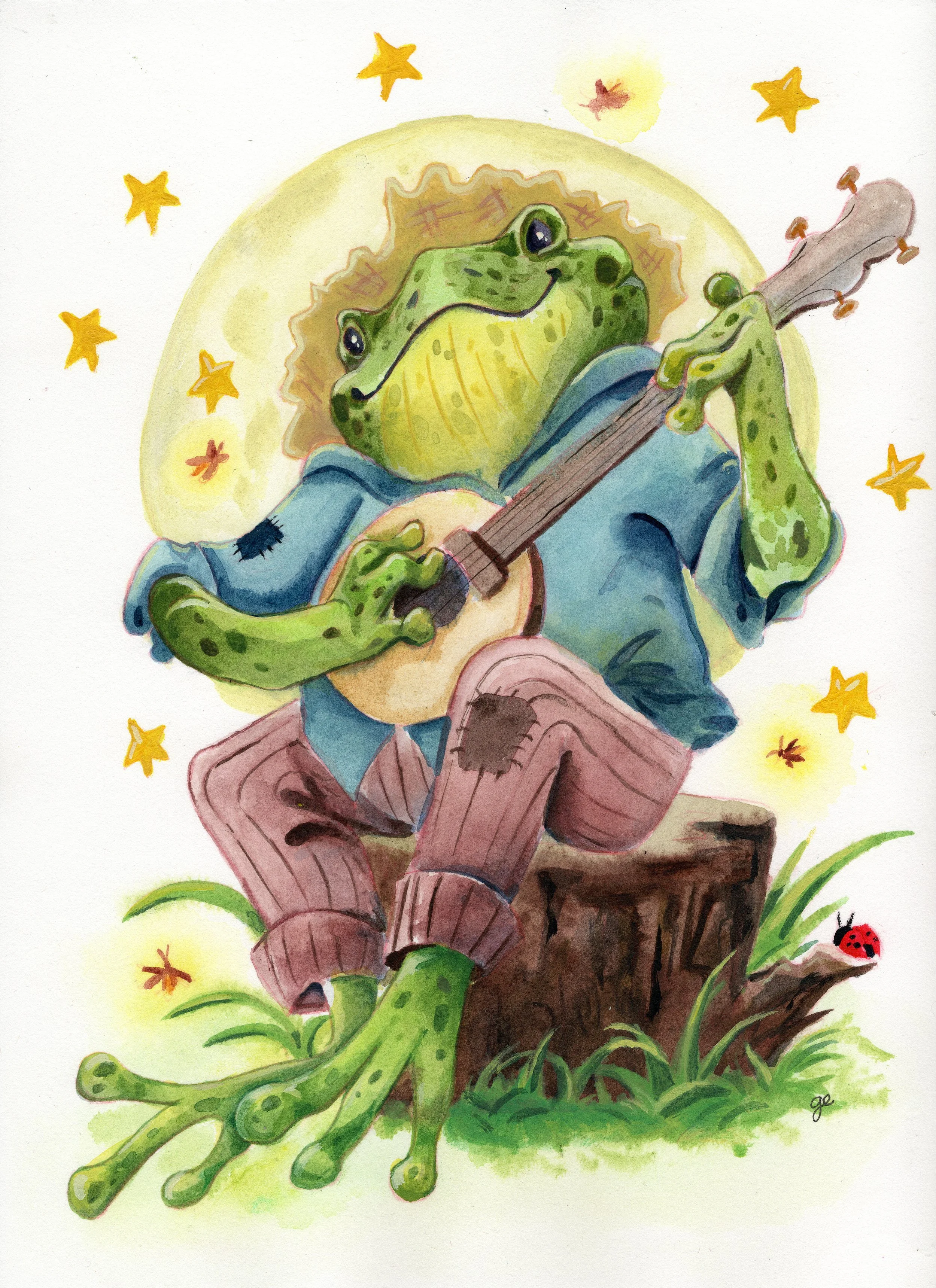 9 X 12 Acrylic on Arches Hot Press Paper