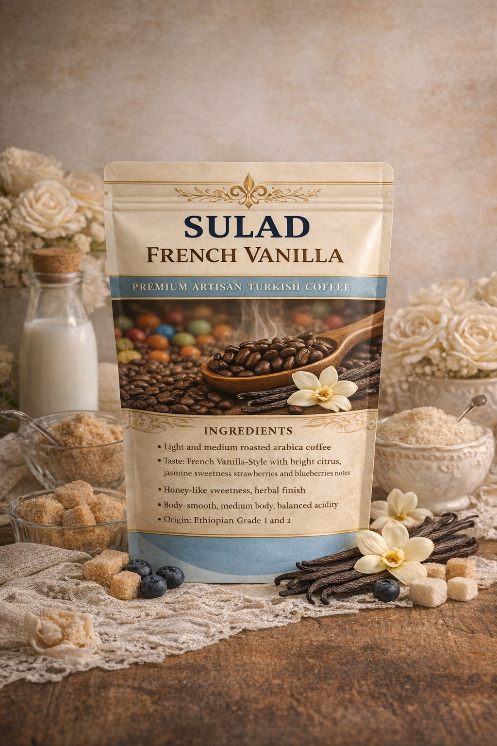 Sulad French Vanilla. 1/2 pound